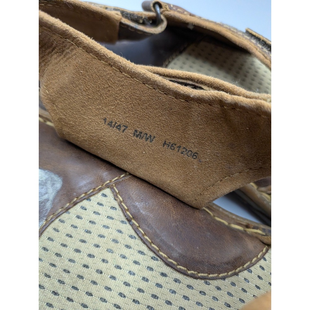 Born Mens Brown‎ Leather Adjustable Strap Sport Jesus Sandals Size 14 47 - Picture 3 of 15